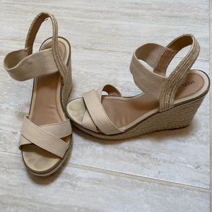 Lightly worn Tan Wedges